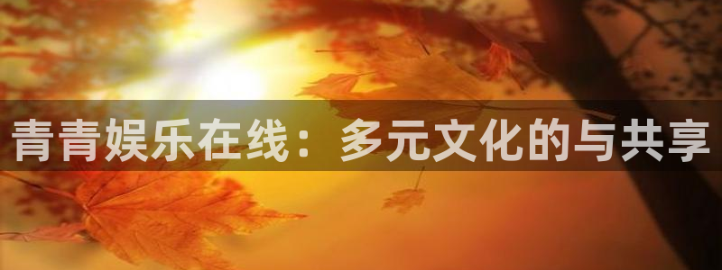 万事娱乐登录：青青娱乐在线：多元文化的与共享